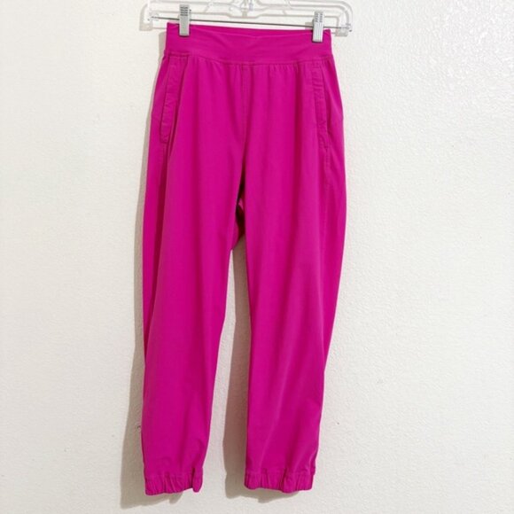 Hot Pink LuLulemon joggers size 10 - Picture 1 of 4